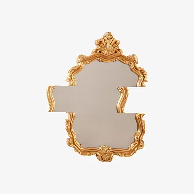 Made in Design Tetris Wall mirror plastic material gold / W 70 x H 90 cm - Seletti