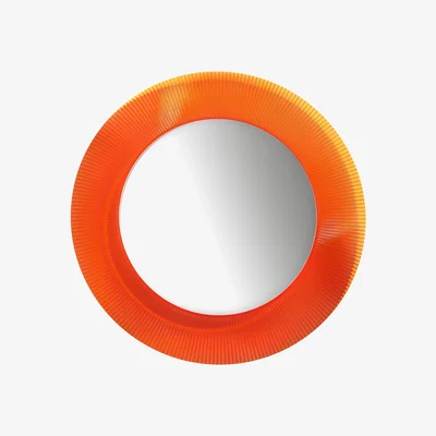 Made in Design All Saints Wall mirror by Kartell Orange