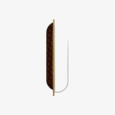 Made in Design Totem Wall mirror metal brown gold / Swivel & two-tone - h 160 cm - RED Edition
