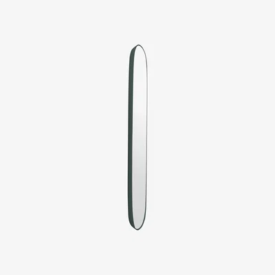 Made in Design Framed Large Wall mirror - / L 44 x H 118 cm by Muuto Green