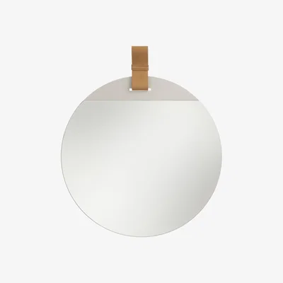 Made in Design Enter Wall mirror - Ø 45 cm by Ferm Living Beige
