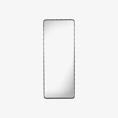 Made in Design Adnet Wall mirror - Rectangular - 180 x 70 cm by Gubi Black