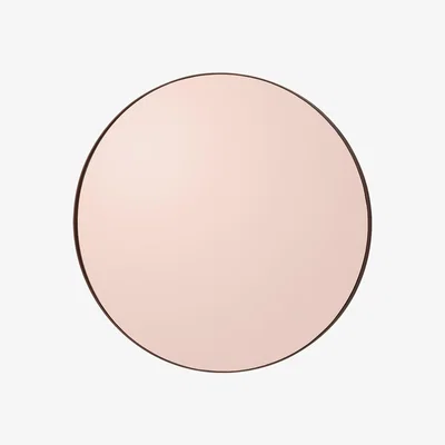 Made in Design Circum Small Wall mirror - Ø 70 cm by AYTM Pink