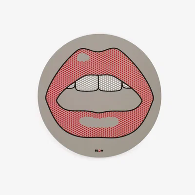 Made in Design Bouche Wall mirror - / Ø 70 cm by Seletti Multicoloured