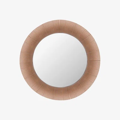 Made in Design All Saints Wall mirror - Metallised - Ø 78 cm by Kartell Copper