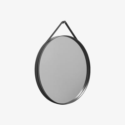 Made in Design Strap Wall mirror - Ø 70 cm by Hay Grey