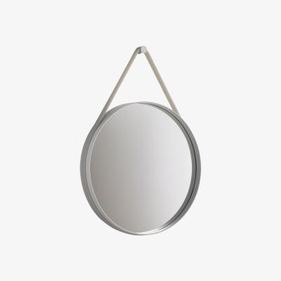 Made in Design Strap Mirror - Ø 70 cm by Hay Grey