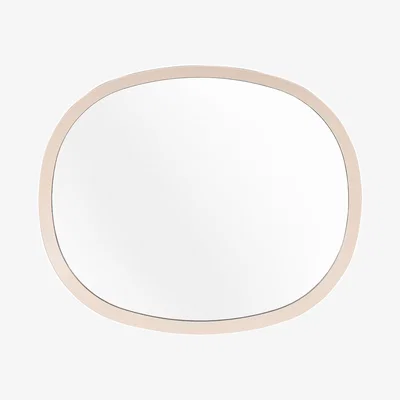 Made in Design Sicilia Wall mirror wood white beige / 62.4 x 75 cm - Wood - Maison Sarah Lavoine