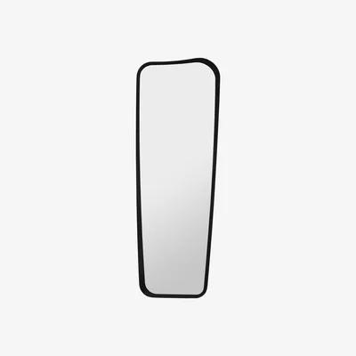 Made in Design Organique Large Wall mirror - / 50 x 140 cm - Oak by Maison Sarah Lavoine Black
