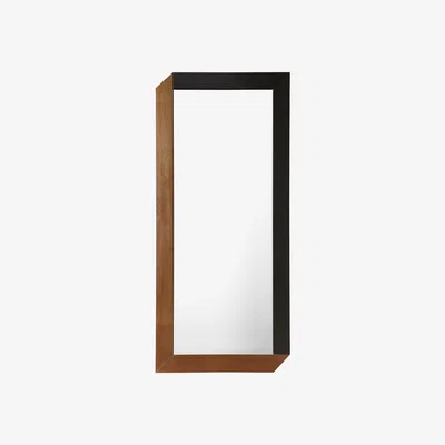 Made in Design Tusa Wall mirror - 90 cm x 40 cm by Internoitaliano Natural wood