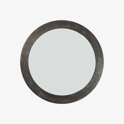 Made in Design Sphere Wall mirror - / Ø 99 cm by Ethnicraft Brown