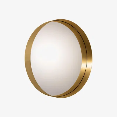 Made in Design Cypris Wall mirror - / Ø 75 cm - Brass by ClassiCon Gold