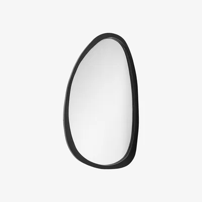 Made in Design Caylin Wall mirror - / L 70 x H 120 cm - Mango wood by Bloomingville Brown/Black/Natural wood