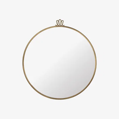 Made in Design Randaccio Wall mirror - Gio Ponti / Ø 60 cm - Brass by Gubi Gold/Metal