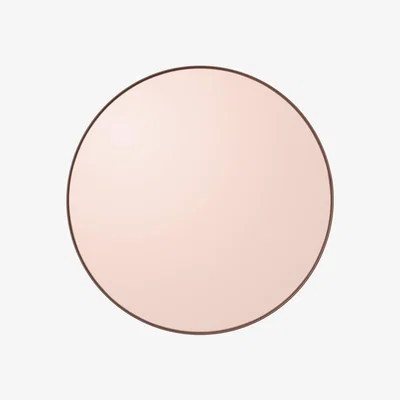 Made in Design Circum XS Wall mirror - / Ø 50 cm by AYTM Pink