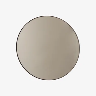 Made in Design Circum Medium Wall mirror wood brown / Ø 90 cm - AYTM