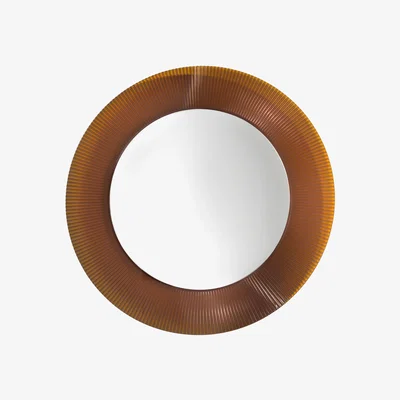Made in Design All Saints Wall mirror by Kartell Brown