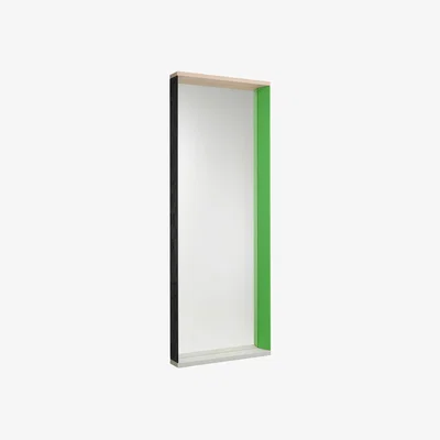 Made in Design Colour Frame - Large Wall mirror wood green / W 58 x H 140 cm - Vitra