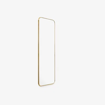 Made in Design Sillon SH7 Wall mirror - / 60 x H 190 cm by &tradition Gold/Metal