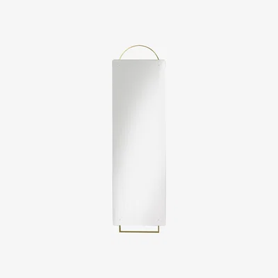 Made in Design Adorn Large Wall mirror - 45 x H 159 cm / Brass by Ferm Living Gold/Metal