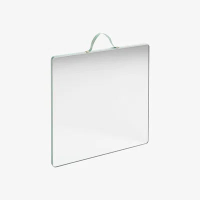 Made in Design Ruban Large Wall mirror - / Square - 26 x 26 cm by Hay Green