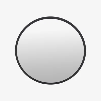 Made in Design Bulle Medium Wall mirror - / Ø 75 cm - Oak by Maison Sarah Lavoine Black