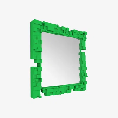 Made in Design Pixel Wall mirror by Slide Green