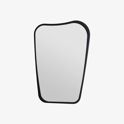Made in Design Organique Medium Wall mirror - / 63 x 90 cm - Oak by Maison Sarah Lavoine Black