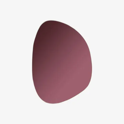 Made in Design Pebble Wall mirror - / 37 x 26.5cm by & klevering Purple