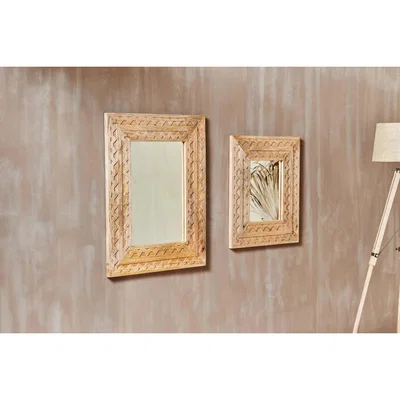 Nkuku Nkuku Dudi Mango Wood Mirror | Mirrors | Brown | Large