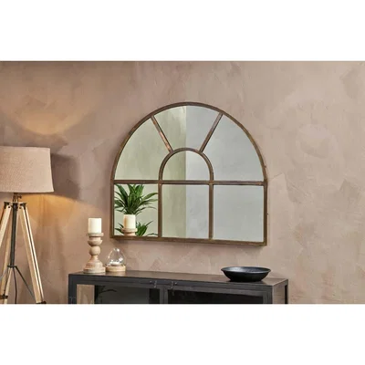 Nkuku Nkuku Imoma Iron Overmantel Arch Mirror | Mirrors | Brass