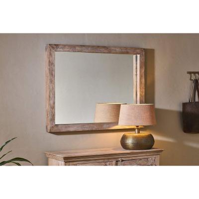 Nkuku Nkuku Tariku Reclaimed Wood Mirror | Mirrors | Brown | Large