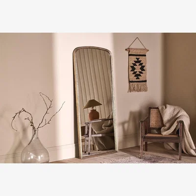 Nkuku Nkuku Almora Arched Mirror | Mirrors Wall Art & Clocks | Antique Brass