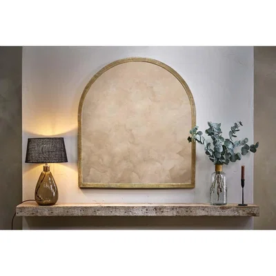 Nkuku Nkuku Murwara Arch Mirror | Mirrors | Antique Brass