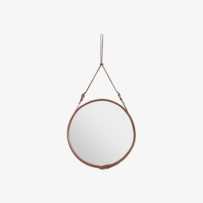 Nordic Nest Gubi Adnet Round Mirror Brown large