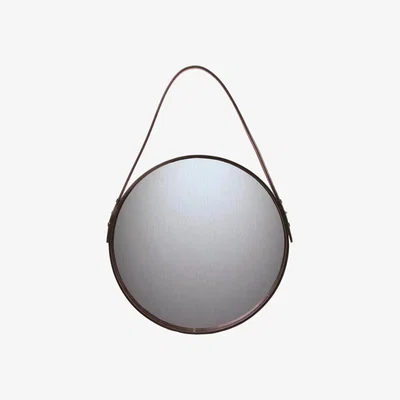 Nordic Nest Ørskov mirror brown Ø 40 cm