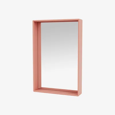 Nordic Nest Montana Shelfie colour frame mirror 46.8x69.6 cm Rhubarb