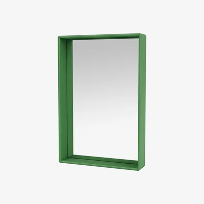 Nordic Nest Montana Shelfie colour frame mirror 46.8x69.6 cm Parsley