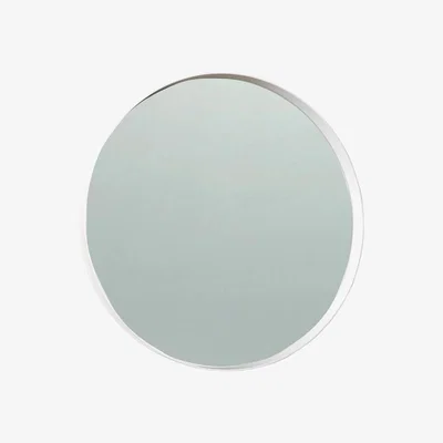Nordic Nest Scherlin Mirror 9 White Ø60 cm