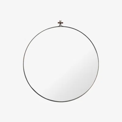 Nordic Nest Kristina Dam Studio Dowel mirror Stainless steel large