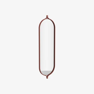 Nordic Nest Swedese Comma Mirror oblong 135 cm Ash red