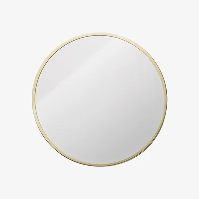 Nordic Nest Bloomingville mirror round gold