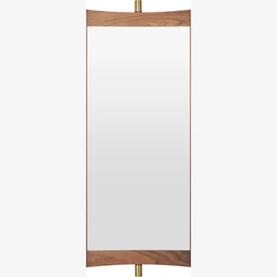 Nordic Nest Gubi Vanity mirror 1 Walnut-brass