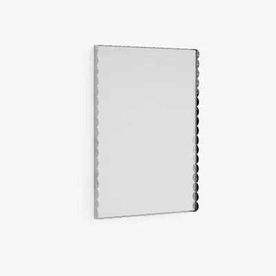 Nordic Nest HAY Arcs Mirror Rectangle S mirror 43.5x61.5 cm Stainless steel