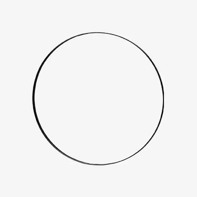 Nordic Nest Circum mirror small clear-black