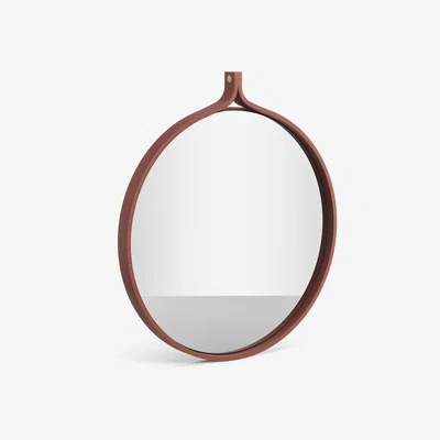 Nordic Nest Swedese Comma Mirror round Ø52 cm Ash red