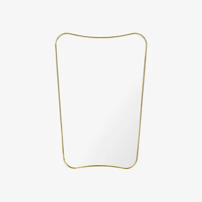 Nordic Nest F.A.33 Rectangular mirror brass