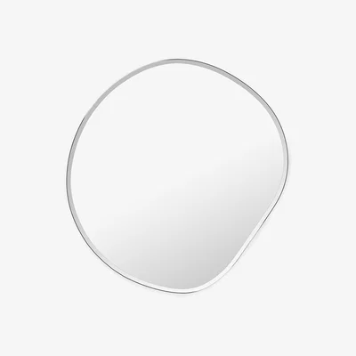 Nordic Nest Pond mirror Small dark chrome