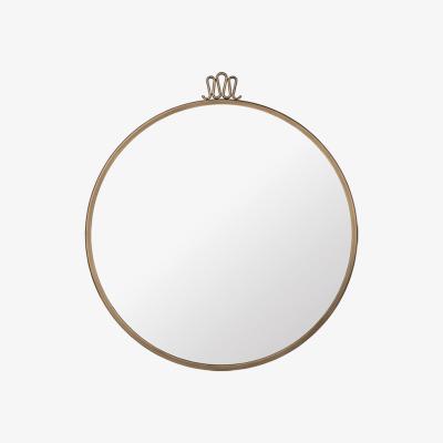 Nordic Nest Gubi Randaccio Mirror Antique brass medium
