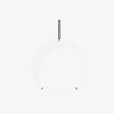 Nordic Nest MOEBE Moebe wall mirror Ø 70 cm Black
